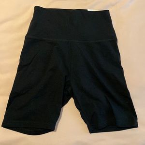 Black biker shorts
